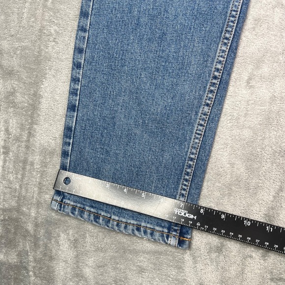 Levis 505 Jeans Men 30x30 Blue Straight Leg Medium Wash Western Cowboy Denim New - Picture 8 of 16